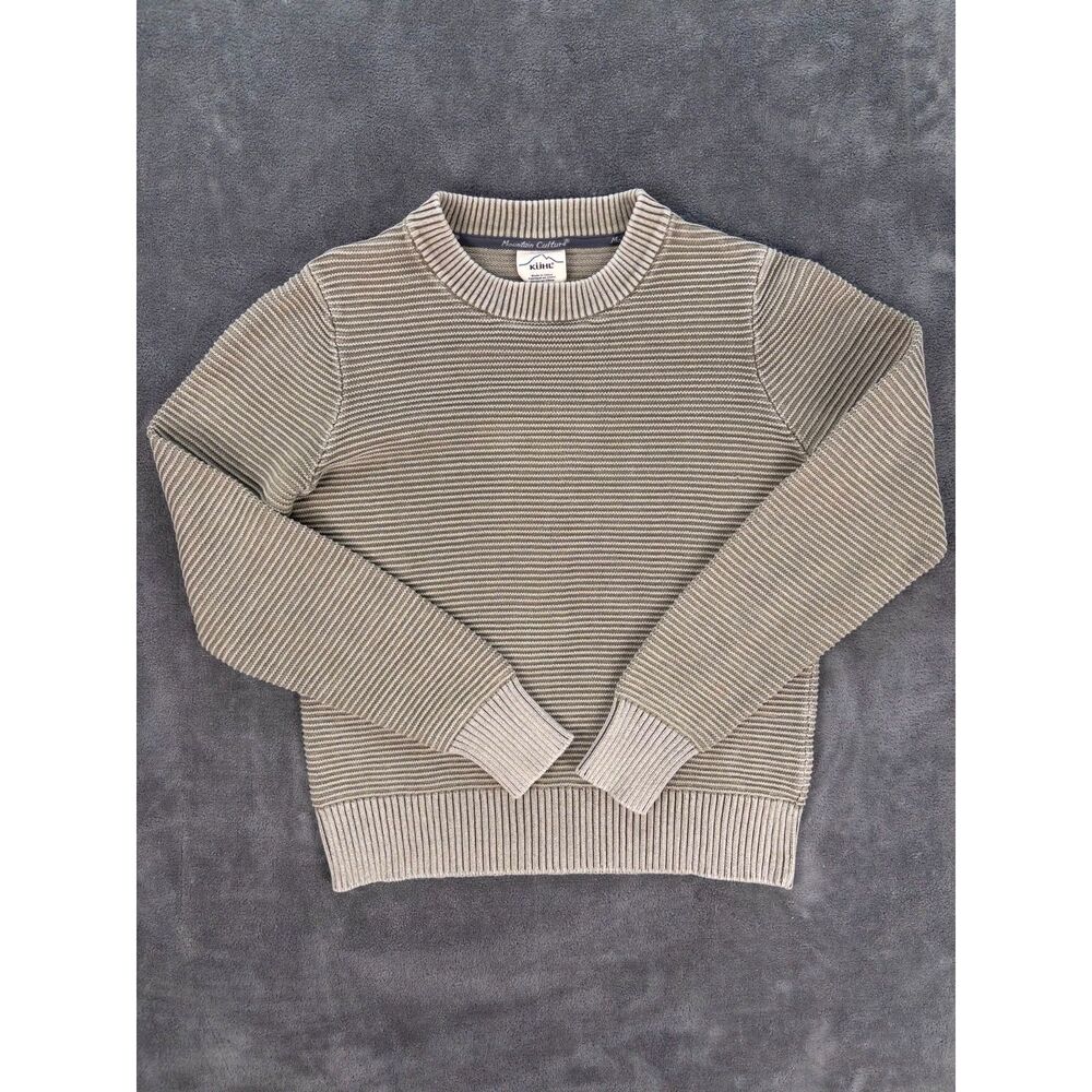 Kuhl Sofie Sweater Womens Small Beige Organic Cotton Rib Knit Pullover Outdoor